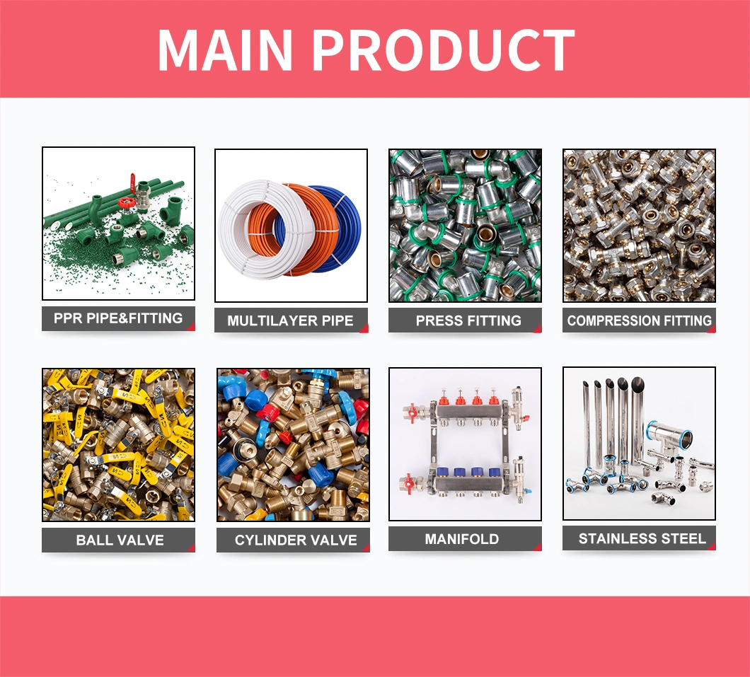 Press Fittings Multijaw Profile for Multilayer Pipes with Aenor Cstb Wras