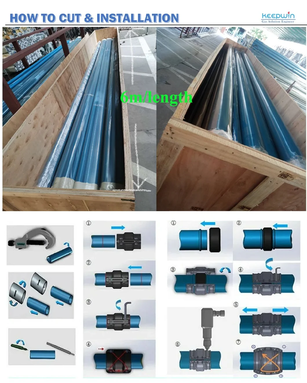 1-1/2 Inch DN65 Cost Saving Installation Fast Connection Aluminum Pipe for Industry Compressor Dryer