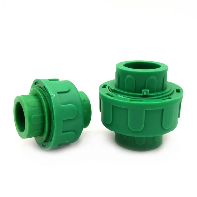 DIN8077 зеленые пластиковые соединительные фитинги PPR для питьевой воды